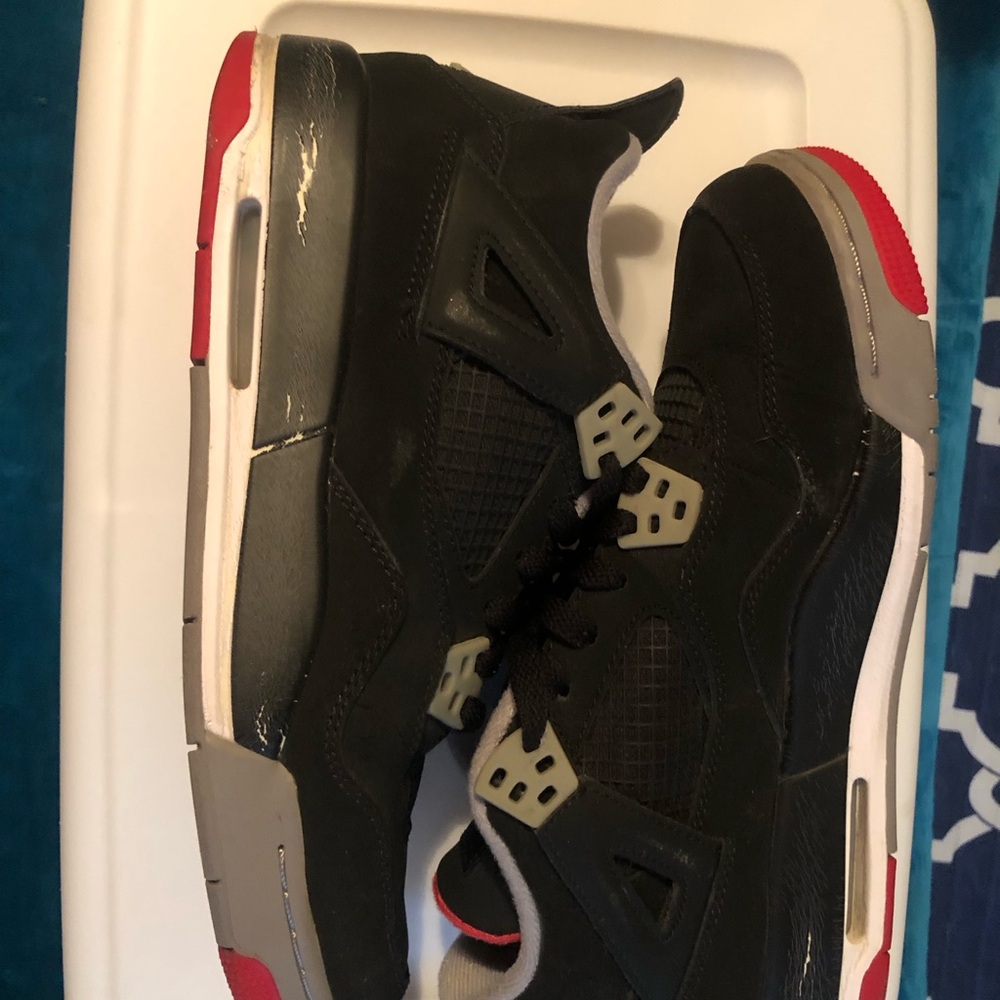 Nike Air Jordan Black and Red Sneakers